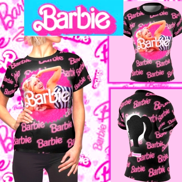 Barbie "New" Movie Women's Cut & Sew Tee - Picture 2 of 2